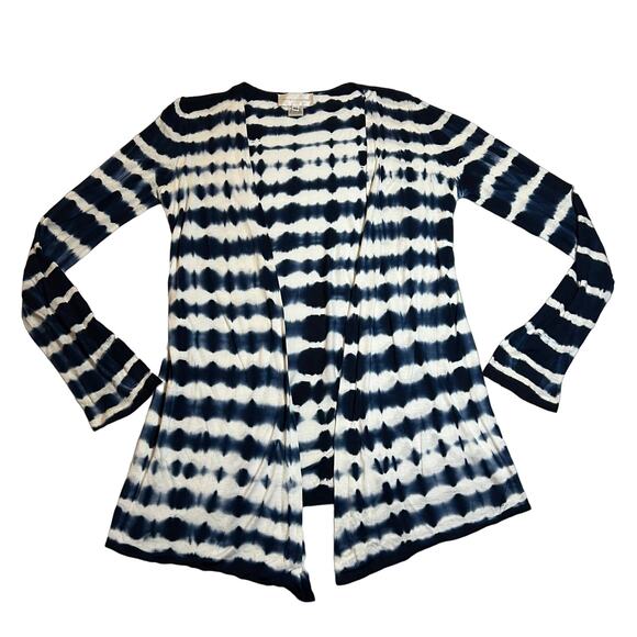 Corey Lynn Calter Tie Dye Open Front Kimono Size XS High Low Hem Made in USA - Picture 1 of 10